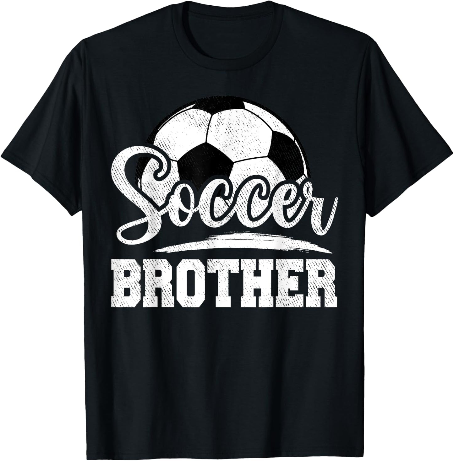 Soccer Brother Soccer Player Game Day T-Shirt - T-Shirt | Black