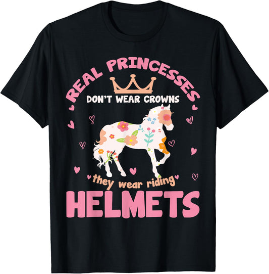 Horse Lover Horse Girl T-Shirt - T-Shirt | Black