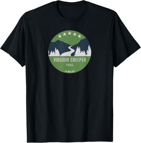 Virginia Creeper Trail T-Shirt - T-Shirt | Black