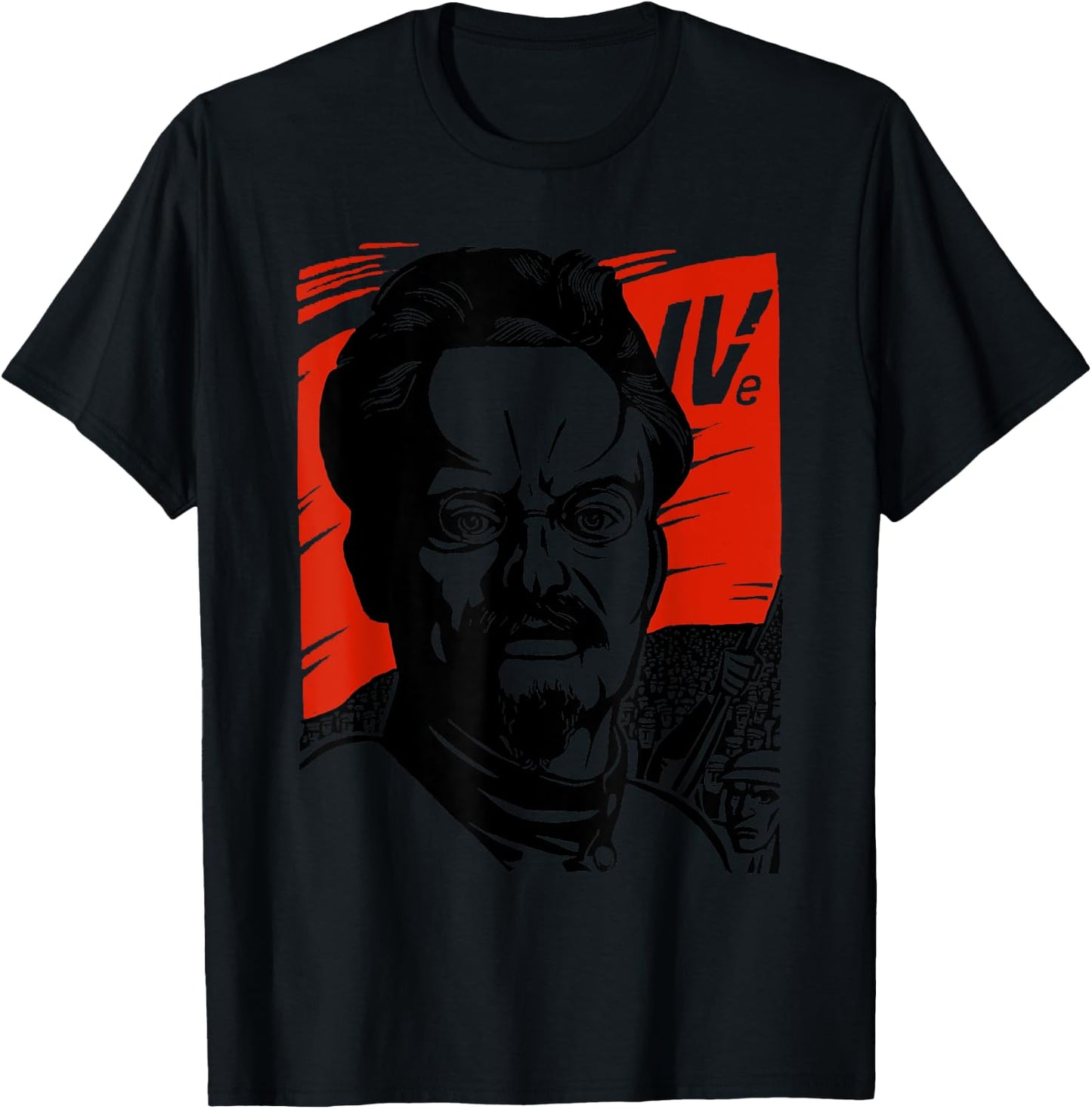 Leon Trotsky SOVI8 vintage propaganda. T-Shirt - T-Shirt | Black