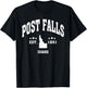 Retro Post Falls Idaho ID Throwback Athletic Sport T-Shirt - T-Shirt | Black