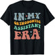 In My Orthodontic Assistant Era Groovy Design T-Shirt - T-Shirt | Black