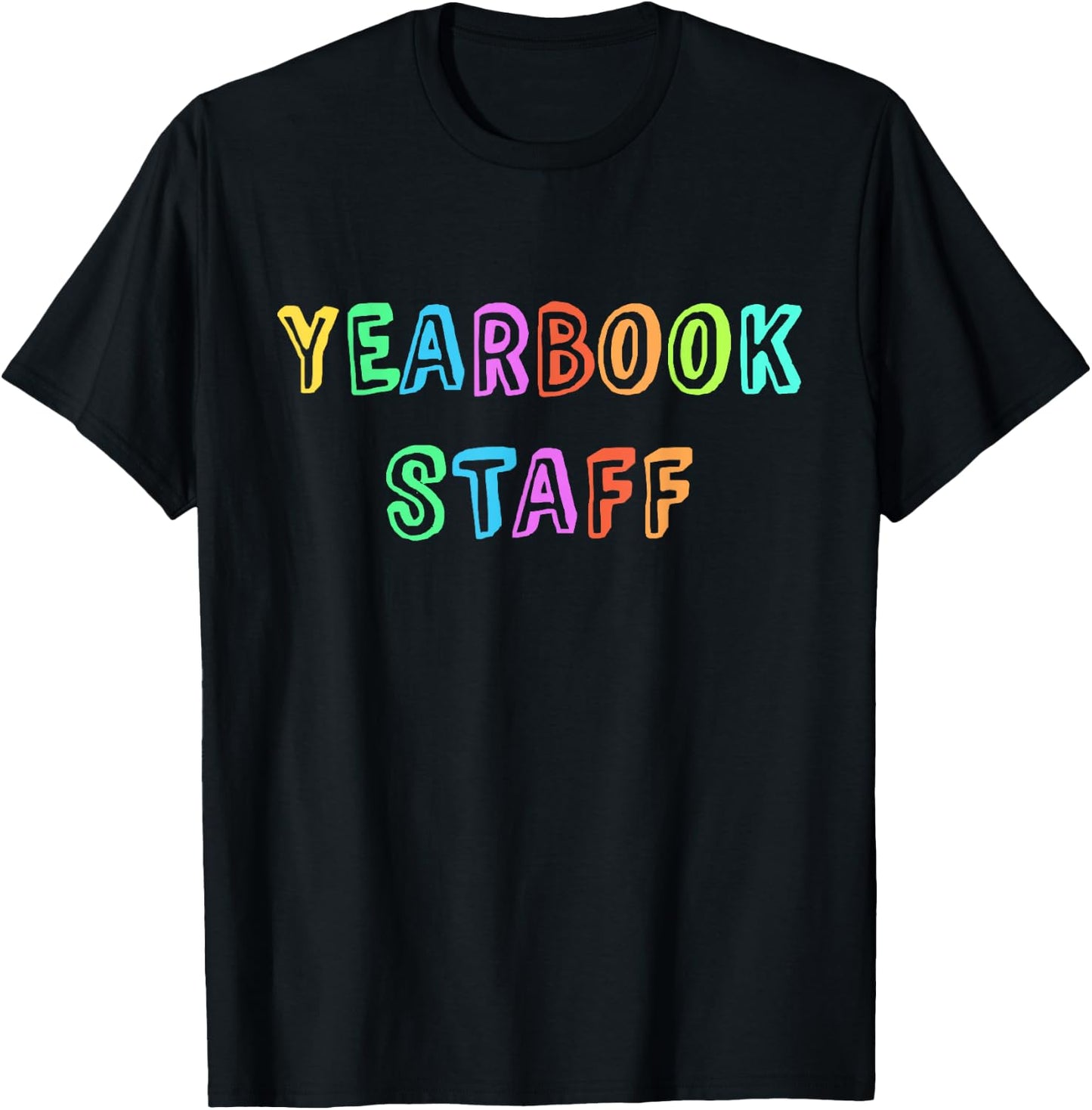 Team Editor YEARBOOK STAFF Teacher School Publication Edit T-Shirt - T-Shirt | Black