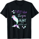 Aunt 1st Birthday Mermaid Oneder The Sea Family Matching T-Shirt - T-Shirt | Black