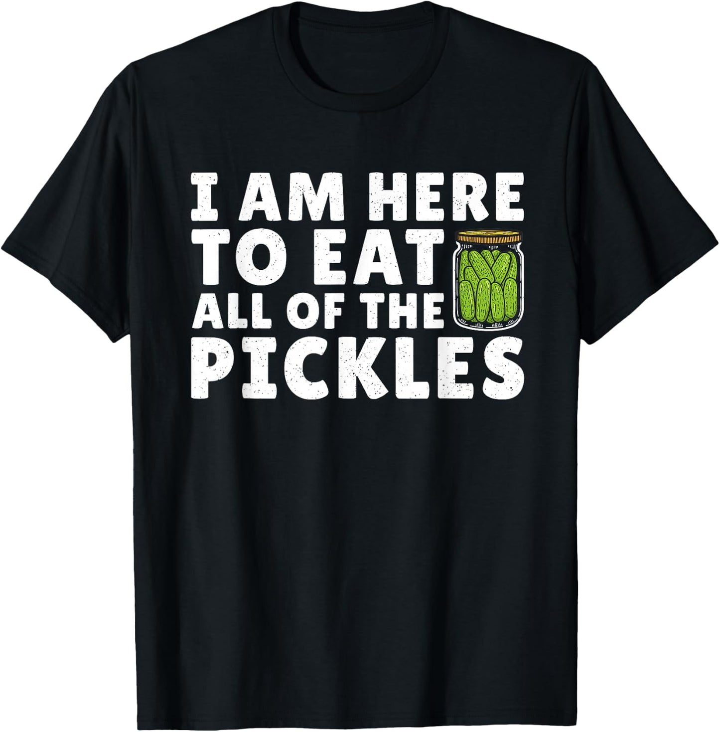 Best Pickle Design Women Kids Cucumber Pickle Lover T-Shirt - T-Shirt | Black