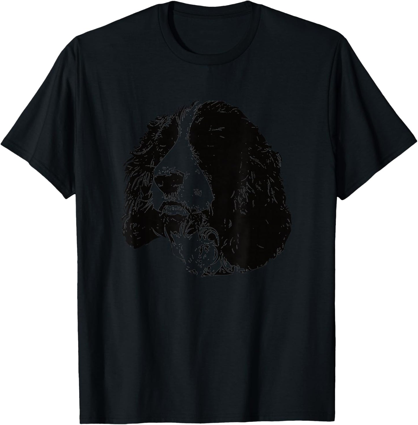 The English Springer Spaniel T-Shirt - T-Shirt | Black