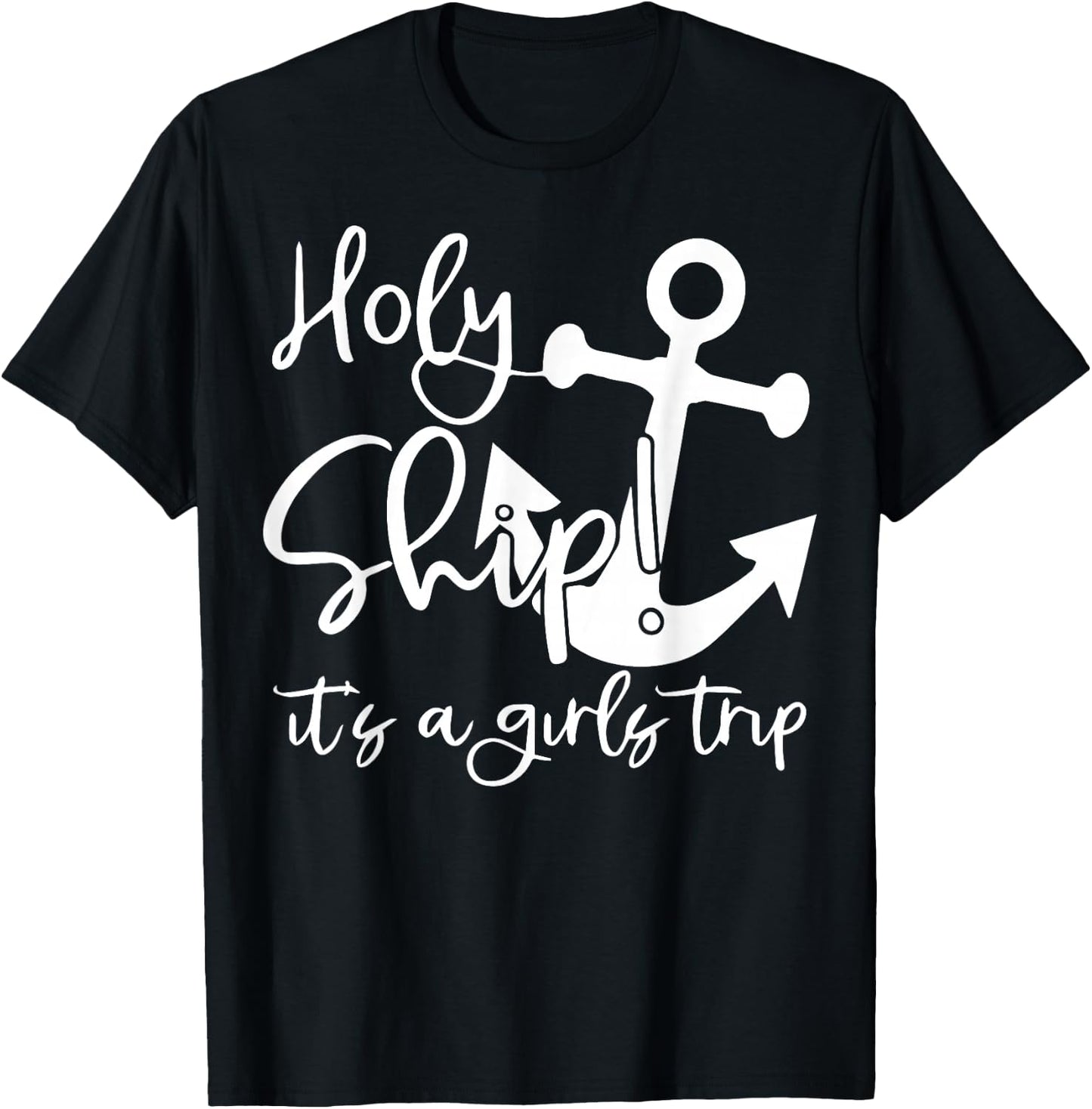 Holy Ship It's A Family Trip T-Shirt - T-Shirt | Black