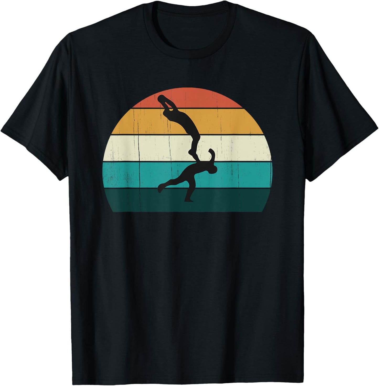 Retro Aussie Sport Gift - Australian Rules Football Lovers T-Shirt - T-Shirt | Black