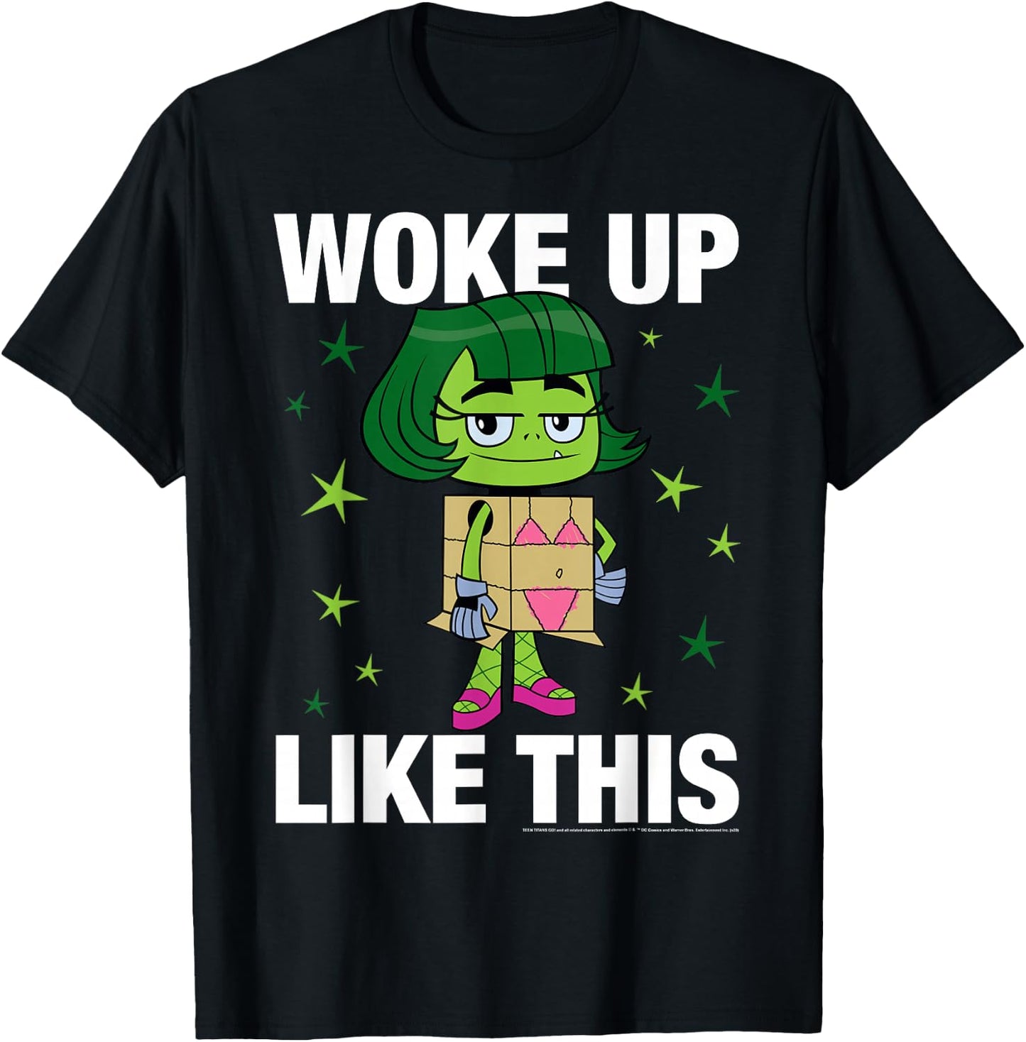 DC Comics Teen Titans Go! Beast Boy Woke Up Like This T-Shirt - T-Shirt | Black