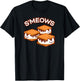 S'MEOWS - Cat S'Mores 3-Pack Men Women Kids T-Shirt - T-Shirt | Black