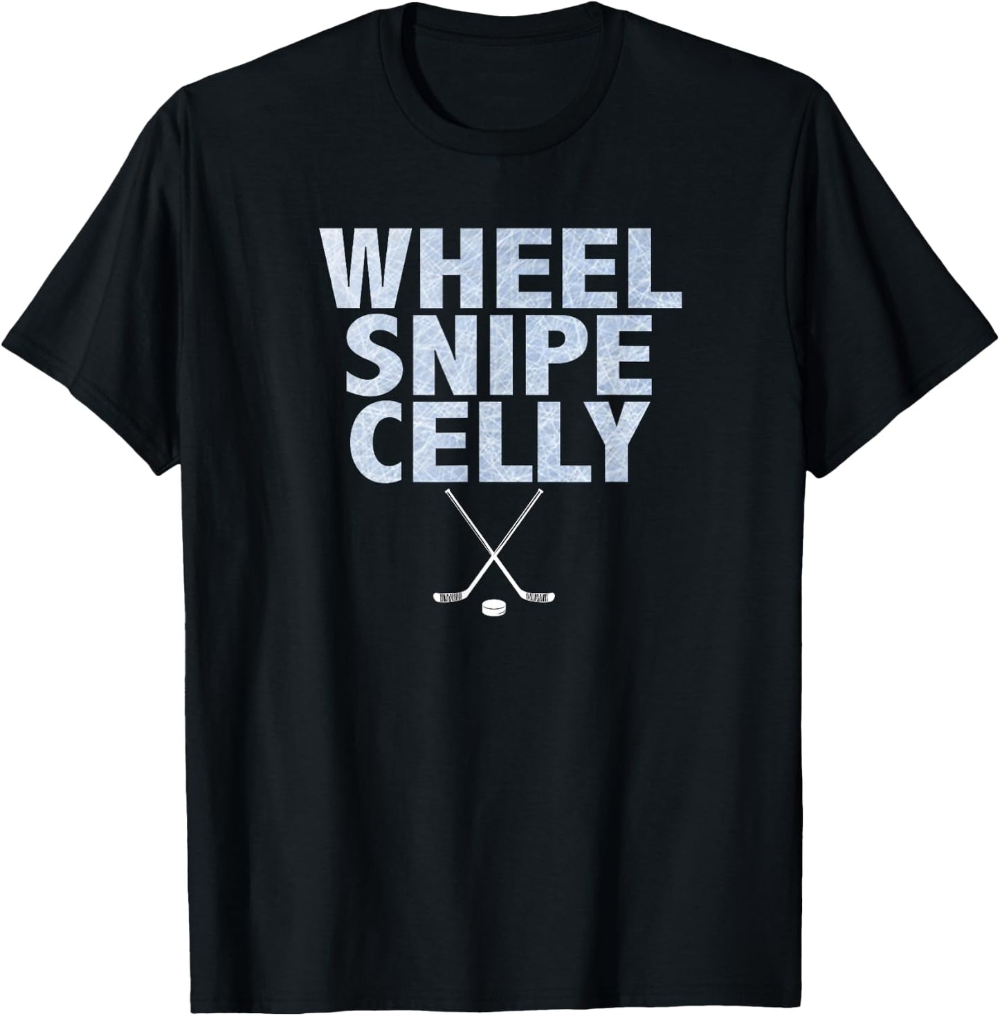 Wheel Snipe Celly Boys Hockey T-Shirt - T-Shirt | Black