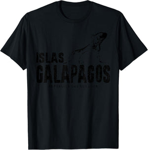 Galapagos Islands Islas Galapagos Iguana Ecuador T-Shirt - T-Shirt | Black
