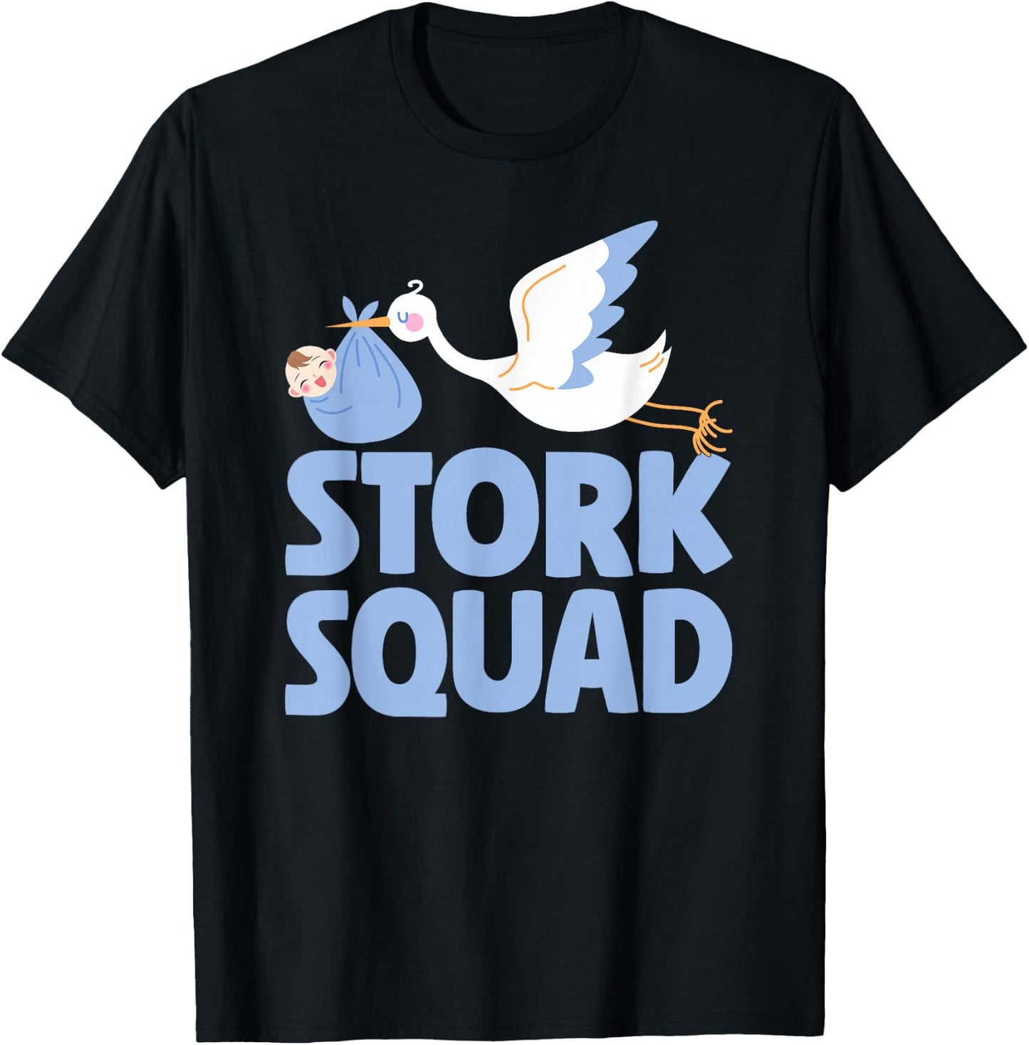 Stork Squad Labor And Delivery Nurse T-Shirt - T-Shirt | Black