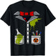 Mad Scientist Costume Halloween Carnival Science Chemistry T-Shirt - T-Shirt | Black