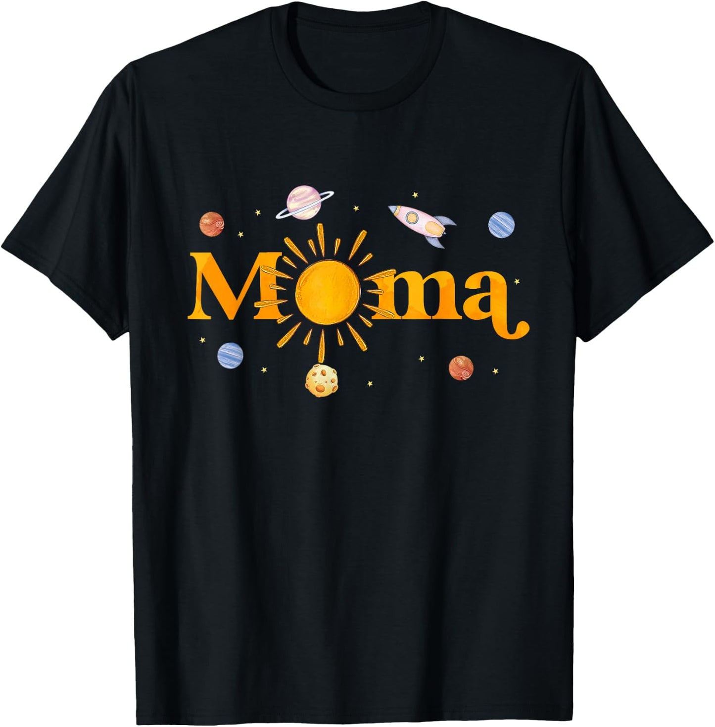 Mama of The Birthday First Trip Around The Sun Bday Boy T-Shirt - T-Shirt | Black