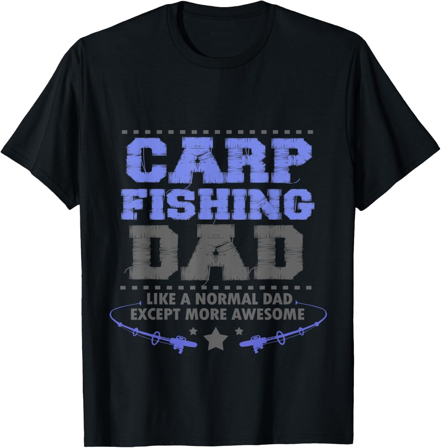 Carp Fishing Dad T-Shirt - T-Shirt | Black