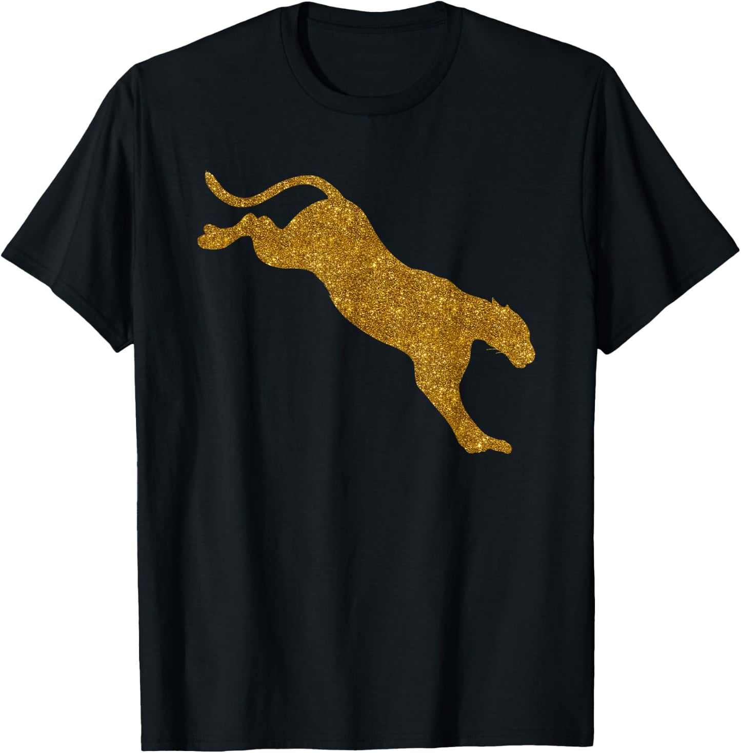 Cougar Gift Girl Puma Animal Panther Lover T-Shirt - T-Shirt | Black
