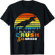 I'm Ready to Crush 5th Grade Dinosaur Fifth Grade T-Shirt - T-Shirt | Black