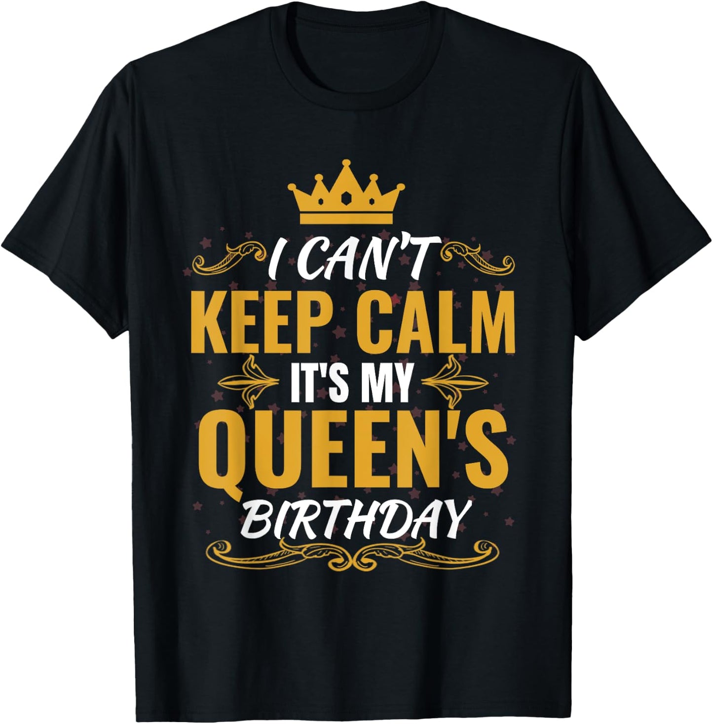 husband wife birthday shirt Gift It's my Queen's Birthday T-Shirt - T-Shirt | Black