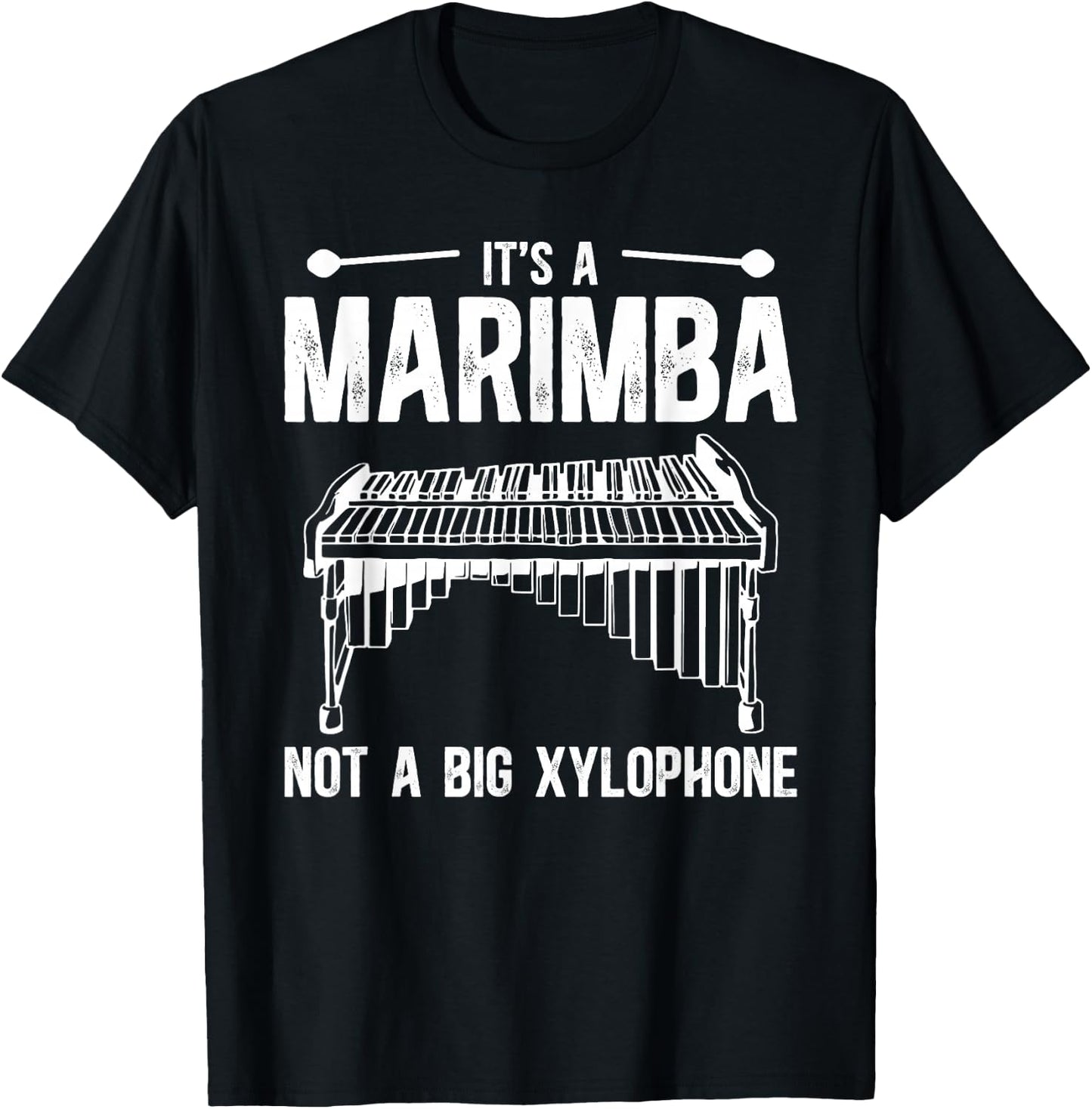 It's A Marimba Player Marimba Lover Marimba T-Shirt - T-Shirt | Black