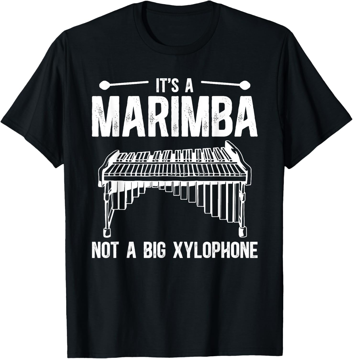 It's A Marimba Player Marimba Lover Marimba T-Shirt - T-Shirt | Black