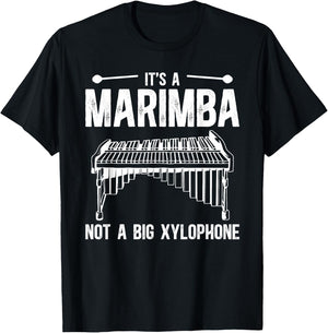 It's A Marimba Player Marimba Lover Marimba T-Shirt - T-Shirt | Black