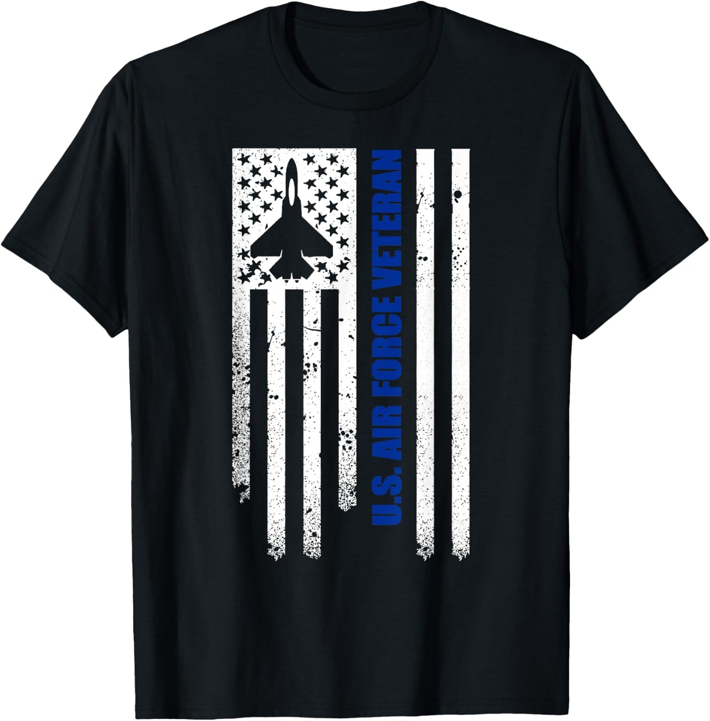 United States US Air Force Veteran Men Women | Veterans Day T-Shirt - T-Shirt | Black