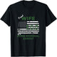 Proud Wife of a Bomb Disposal Expert EOD Wife American Flag T-Shirt - T-Shirt | Black