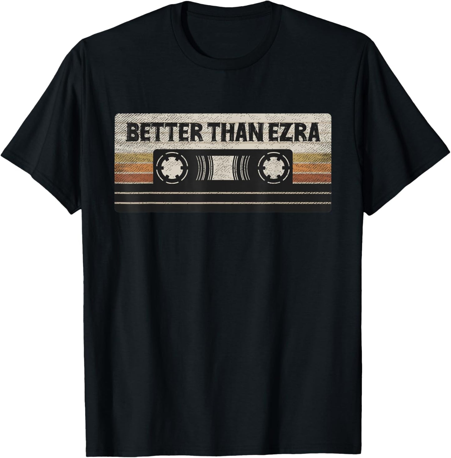 Better Cassette Retro Ezras Vintage 90s Rock Musician T-Shirt - T-Shirt | Black