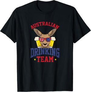 Classic Australian Drinking Team, Best Australia T-Shirt - T-Shirt | Black