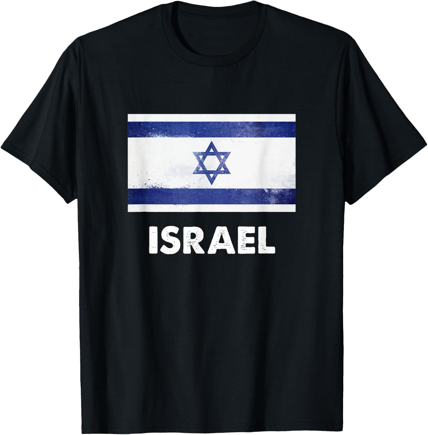 Israeli Flag Shirt | Israeli T-Shirt - T-Shirt | Black