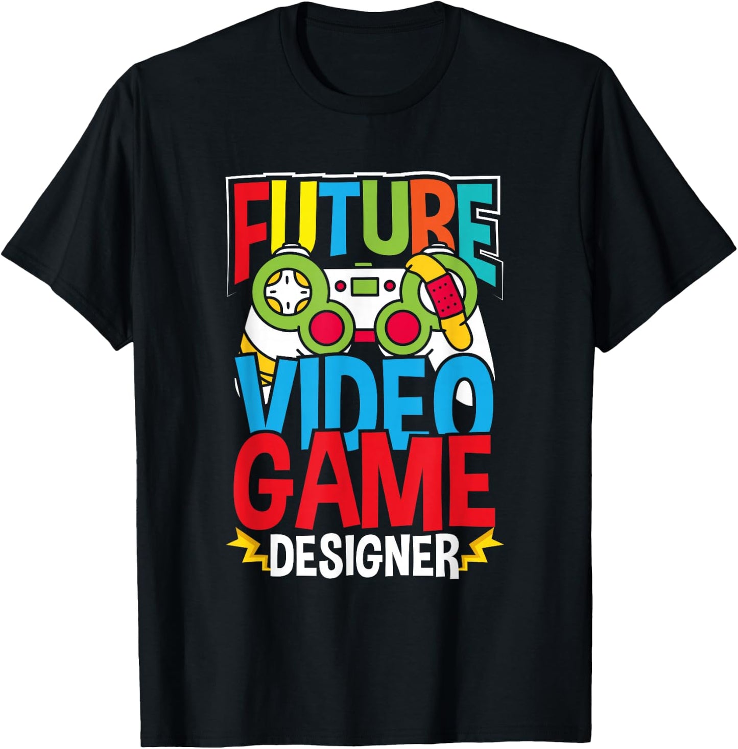 Future Video Game Designer Developer Gamer Programmer T-Shirt - T-Shirt | Black