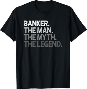 Banker Design T-Shirt - T-Shirt | Black