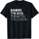 Banker Design T-Shirt - T-Shirt | Black