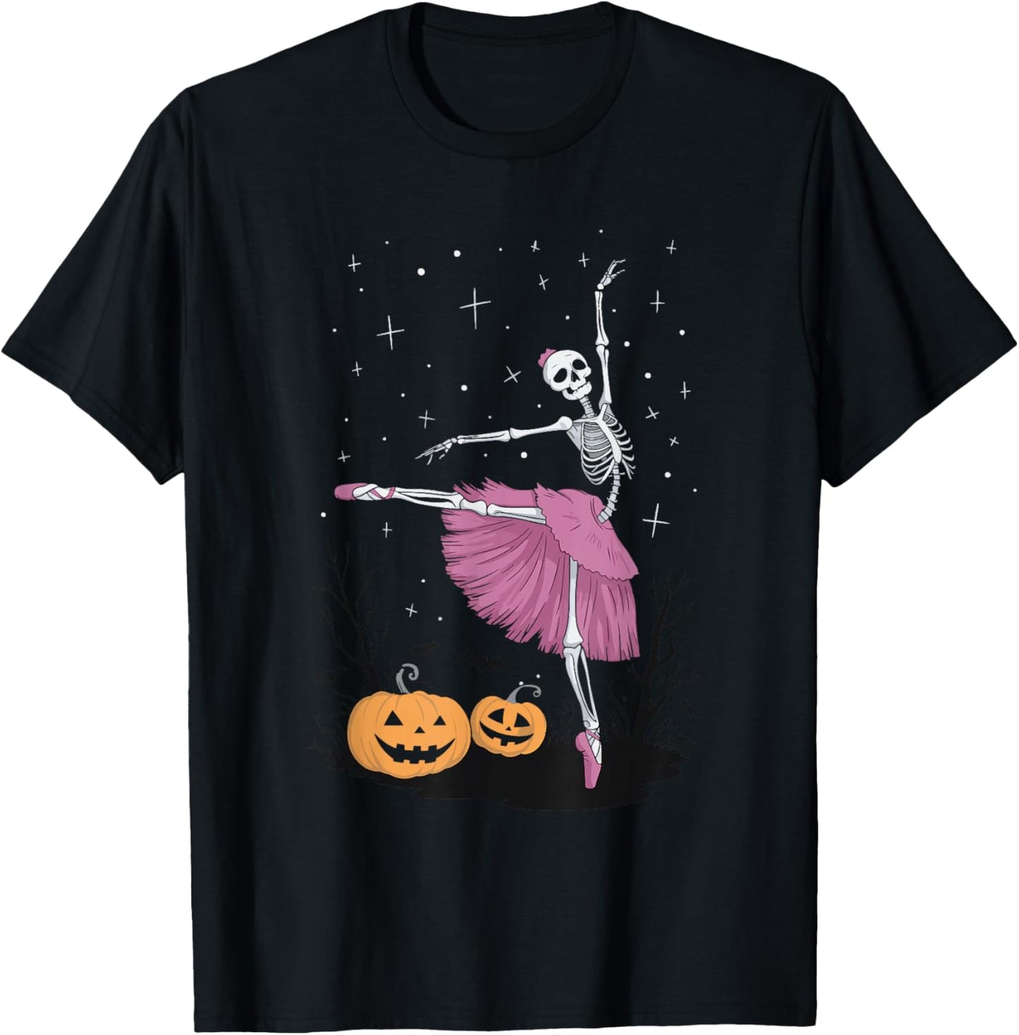 Skeleton Ballet T-Shirt - T-Shirt | Black
