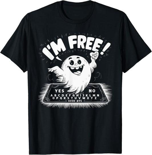 Ouija Board Paranormal Spirit Board Trick Or Treat Halloween T-Shirt - T-Shirt | Black