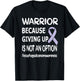 Esophageal Cancer Warrior Esophageal Survivor T-Shirt - T-Shirt | Black
