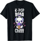 Boba And KPop Shirt Kawaii K-Pop Merchandise KPop And Chill T-Shirt - T-Shirt | Black