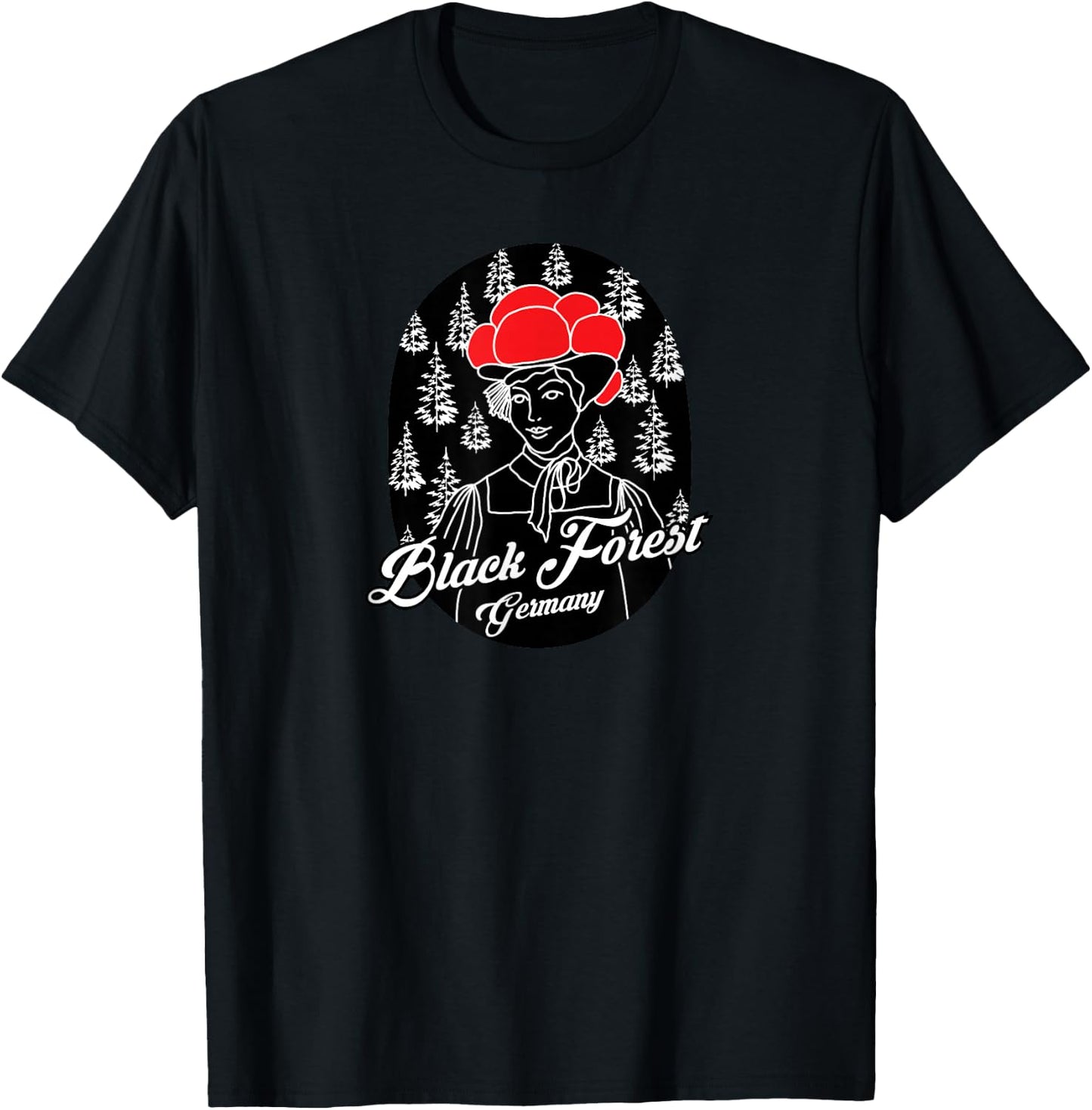 Black Forest, Black Forest - Germany T-Shirt - T-Shirt | Black