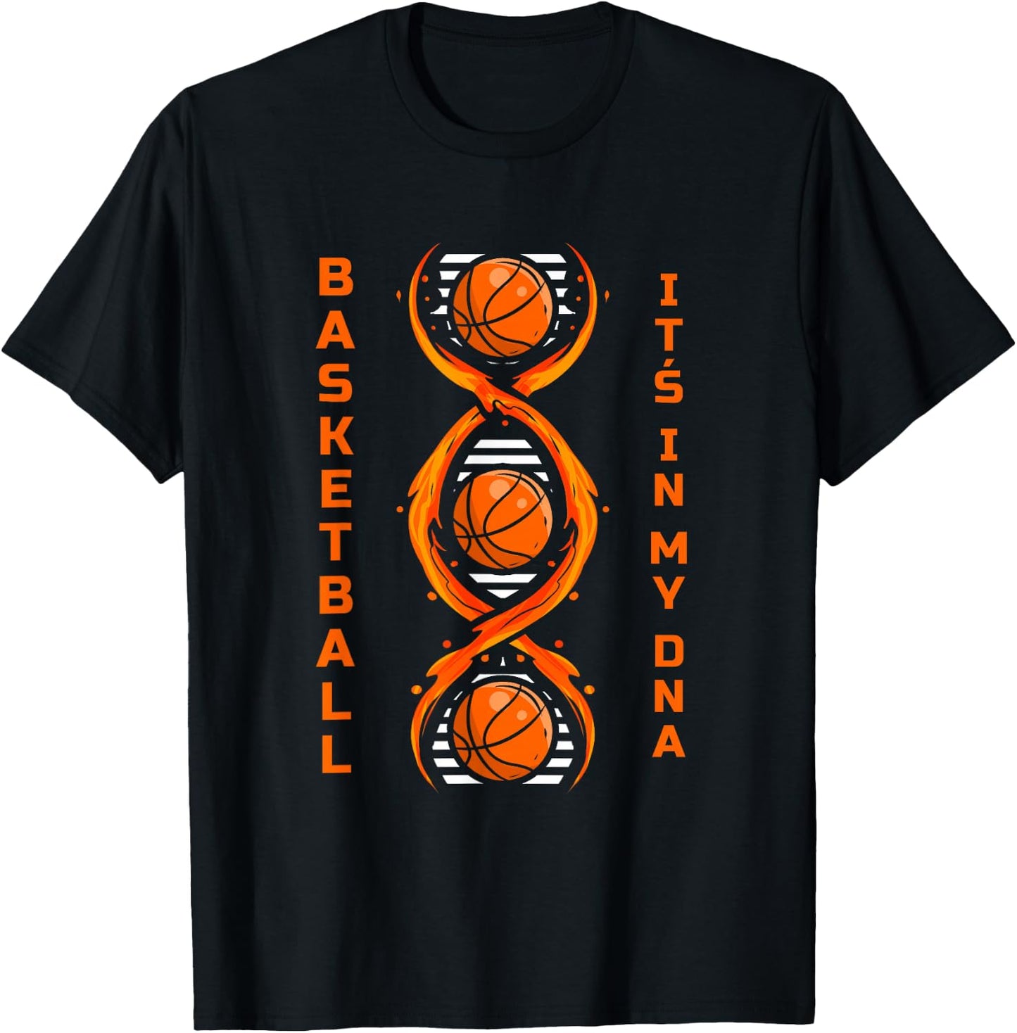 Basketball Player It's In My DNA Ballsport Training T-Shirt - T-Shirt | Black