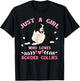Just A Girl Who Loves Border Collies Women Border Collie T-Shirt - T-Shirt | Black
