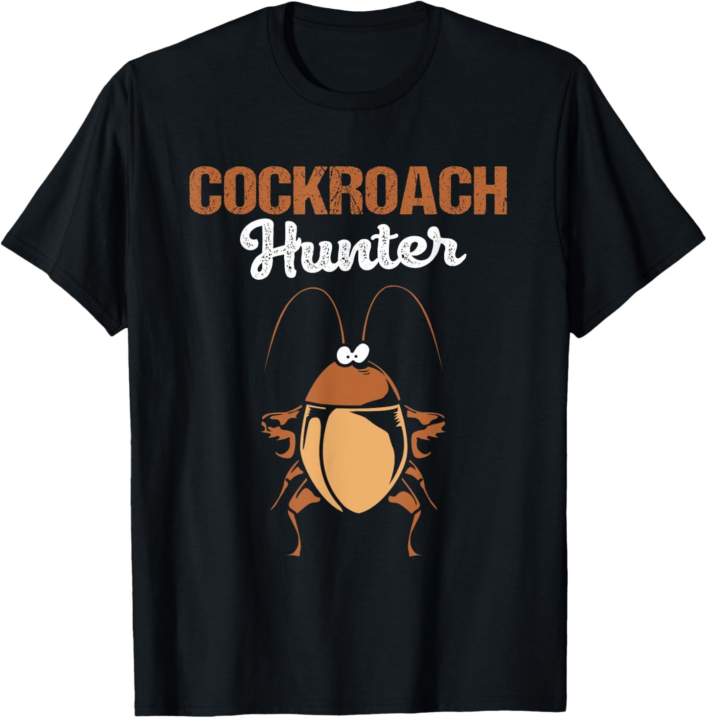 Cockroach Hunter Cockroach Costume Adult T-Shirt - T-Shirt | Black