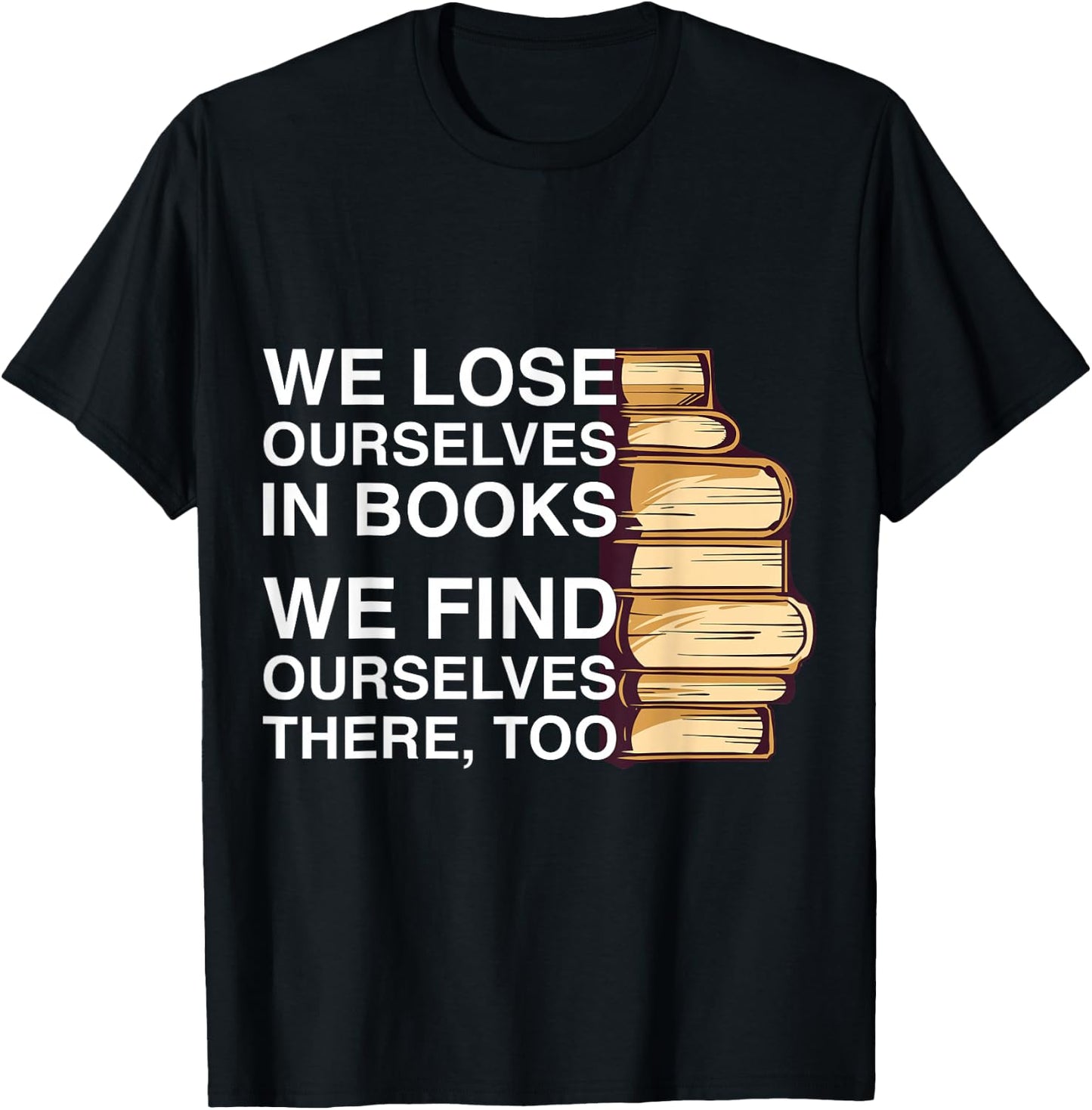 Book design for a book lover T-Shirt - T-Shirt | Black