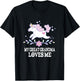 My Great Grandma Loves Me Girl Unicorn Granddaughter T-Shirt - T-Shirt | Black