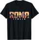 Rome Italy Roma Italia Italian Souvenir T-Shirt - T-Shirt | Black