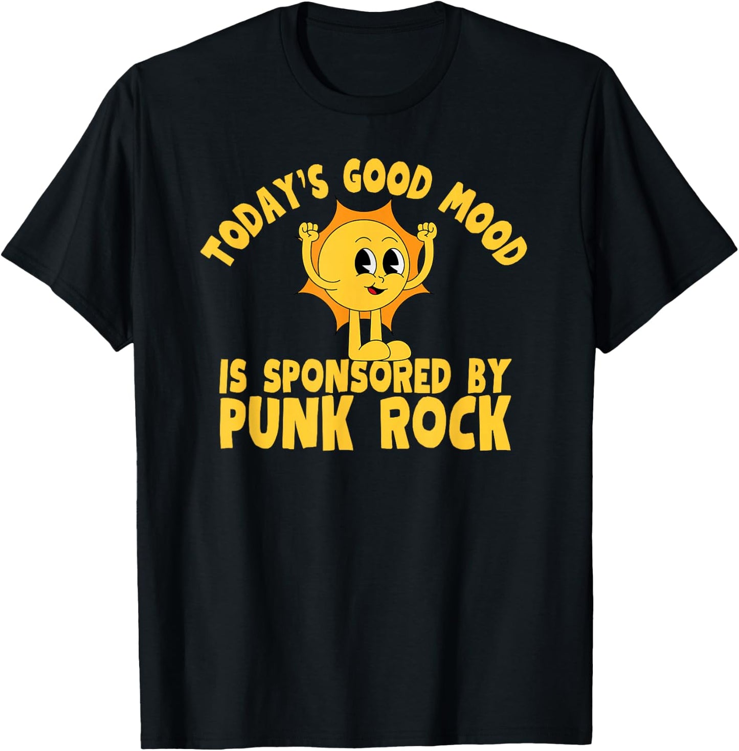 Cute Retro Vintage Funny Punk Rock T-Shirt - T-Shirt | Black