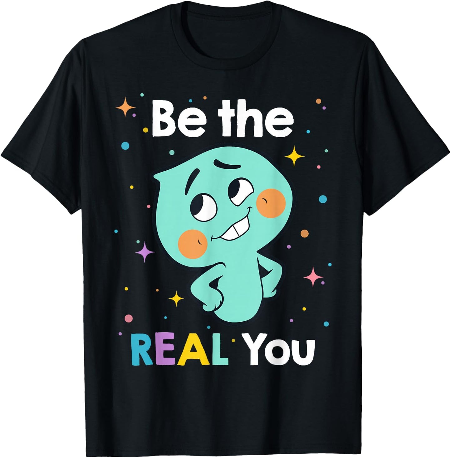 Disney Pixar Soul 22 Be The Real You T-Shirt - T-Shirt | Black