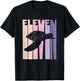 11th Birthday Gift Turtle Fan 11 Years old Girl T-Shirt - T-Shirt | Black
