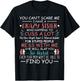 You Can't Scare Me I Have A Crazy Sister Funny For Siblings T-Shirt - T-Shirt | Black