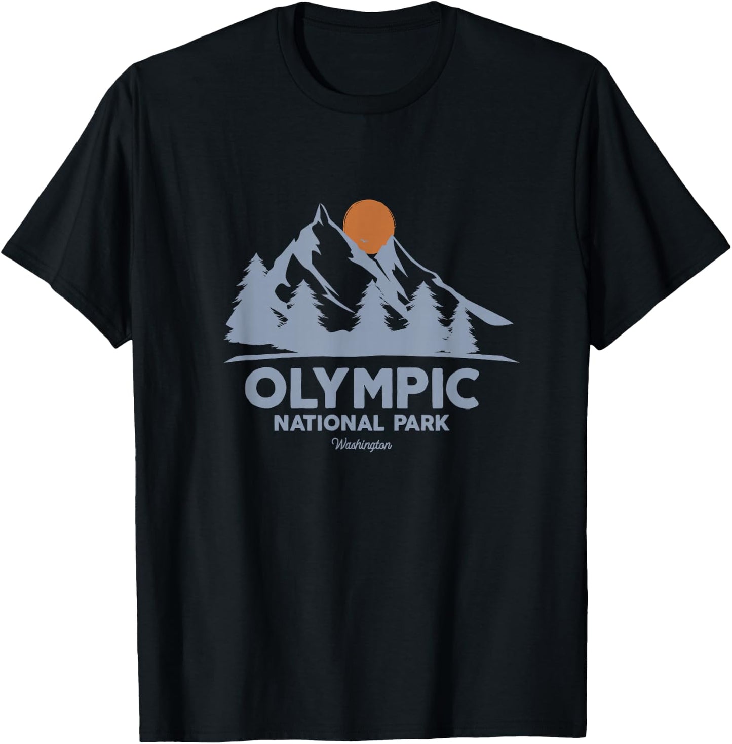 Olympic National Park Washington T-Shirt - T-Shirt | Black